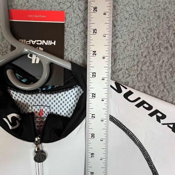 HINCAPIE NEW WOMENS STRETCH BIKING SHIRT SIZE 2XS BLUE BLACK WHITE - Picture 5 of 8